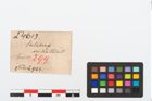 Etikett zu Bronzebrillenfibel (NHMW-PRAE-024613)